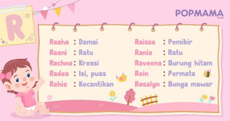 Nama bayi perempuan modern - Popmama.com/Aristika Medinasari